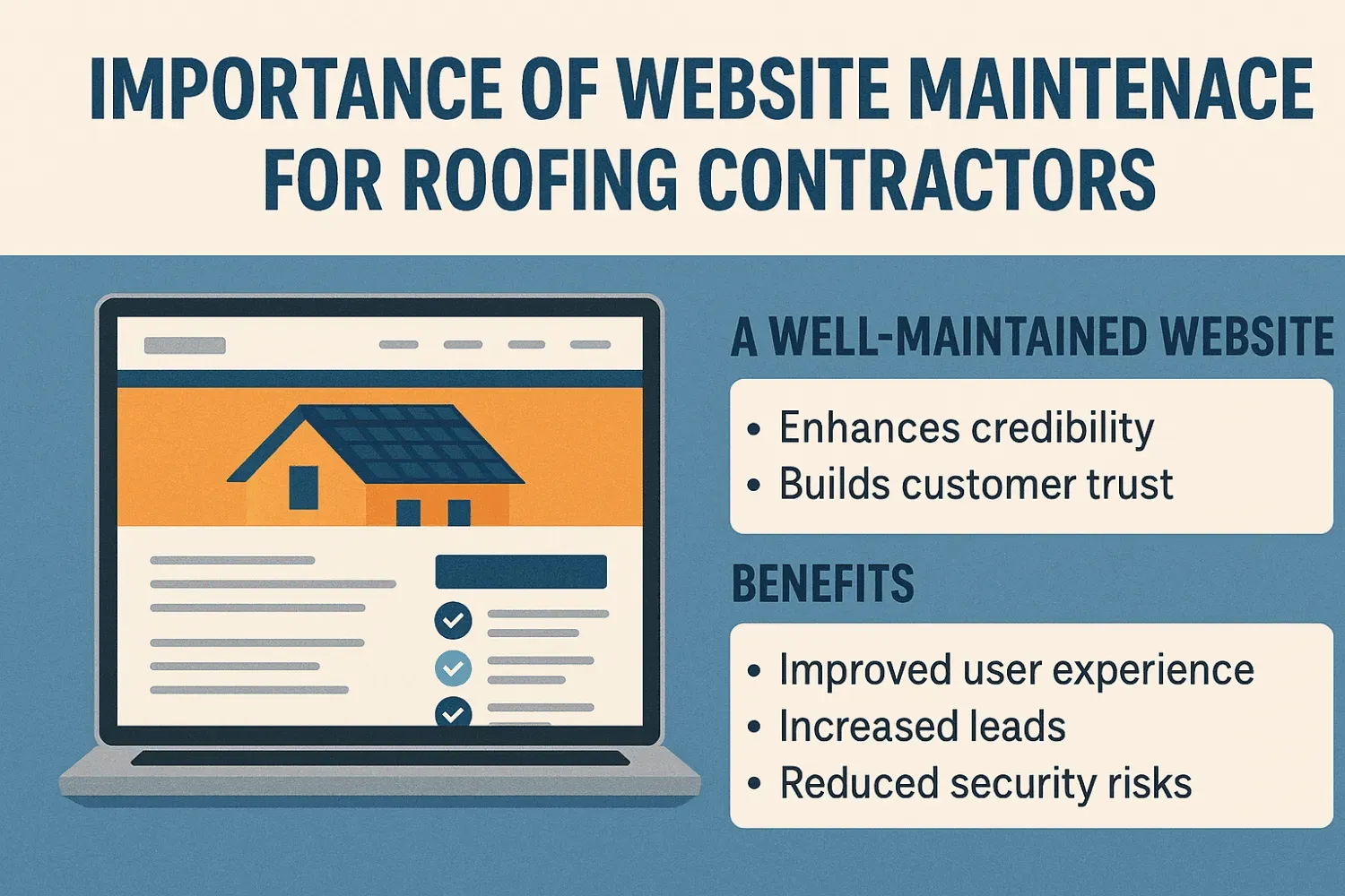 Top Tips for Effective Roofing Contractor Website Maintenance in 2025