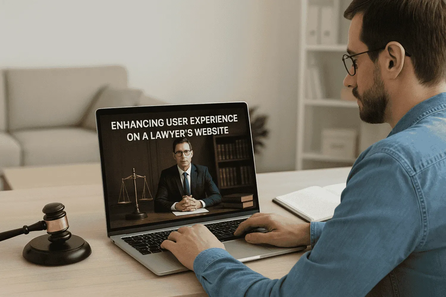 Enhancing user experience on a lawyer