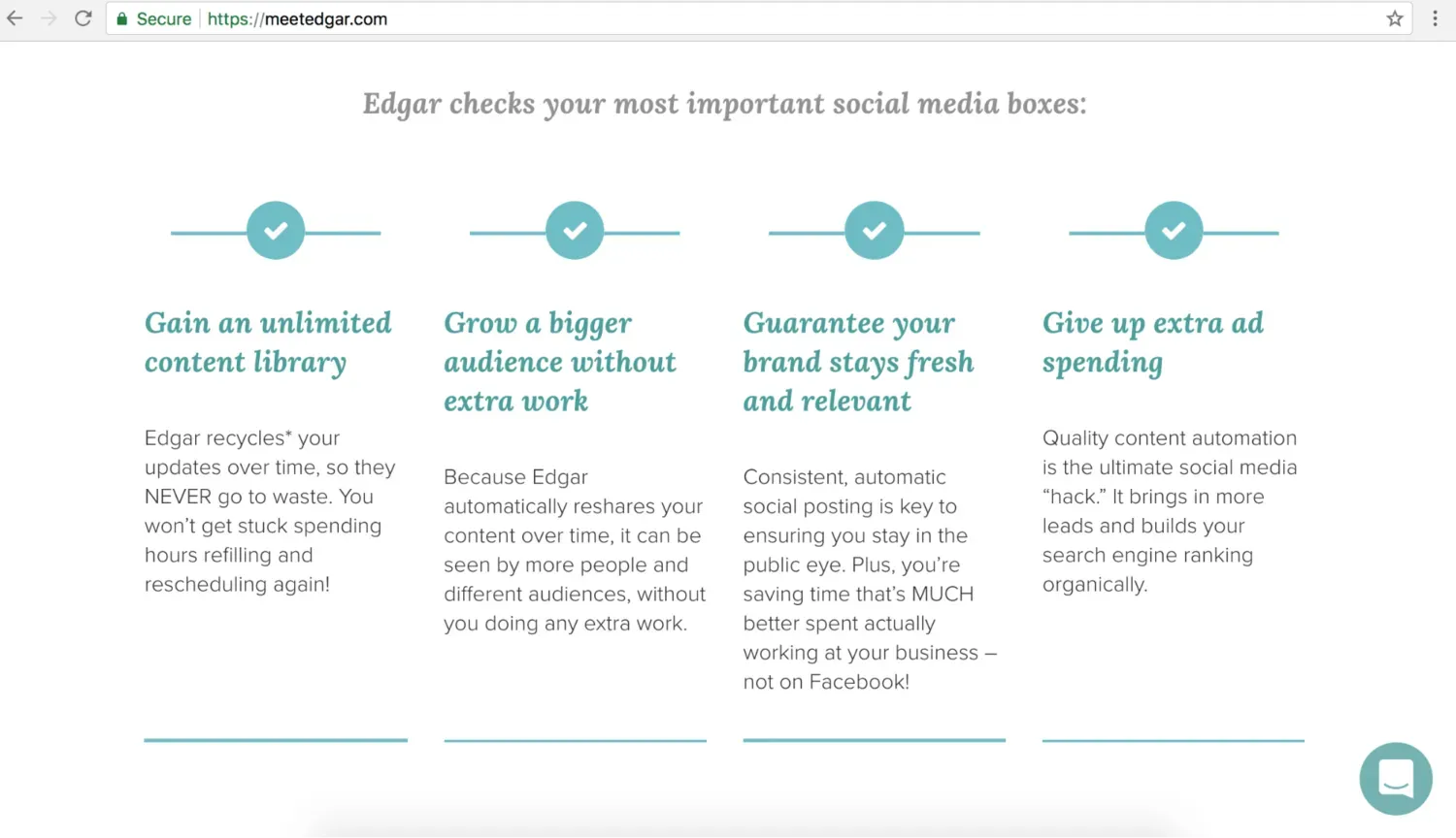 Meet edgar social tool.