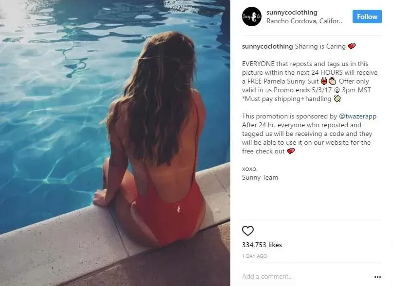 sunny co suit marketing