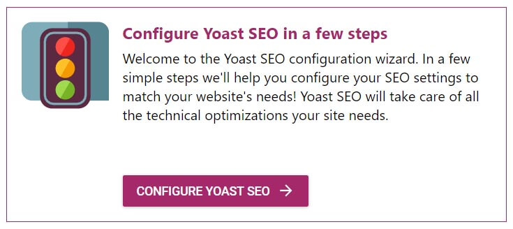 Configure Yoast Seo.