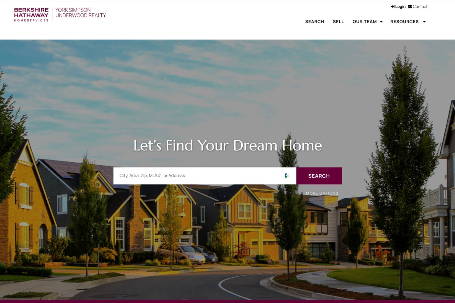 Image Of A Stunning Real Estate Website With High Quality Imagery