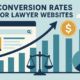 A Visual Representation Of Conversion Rates For Lawyer Websites.
