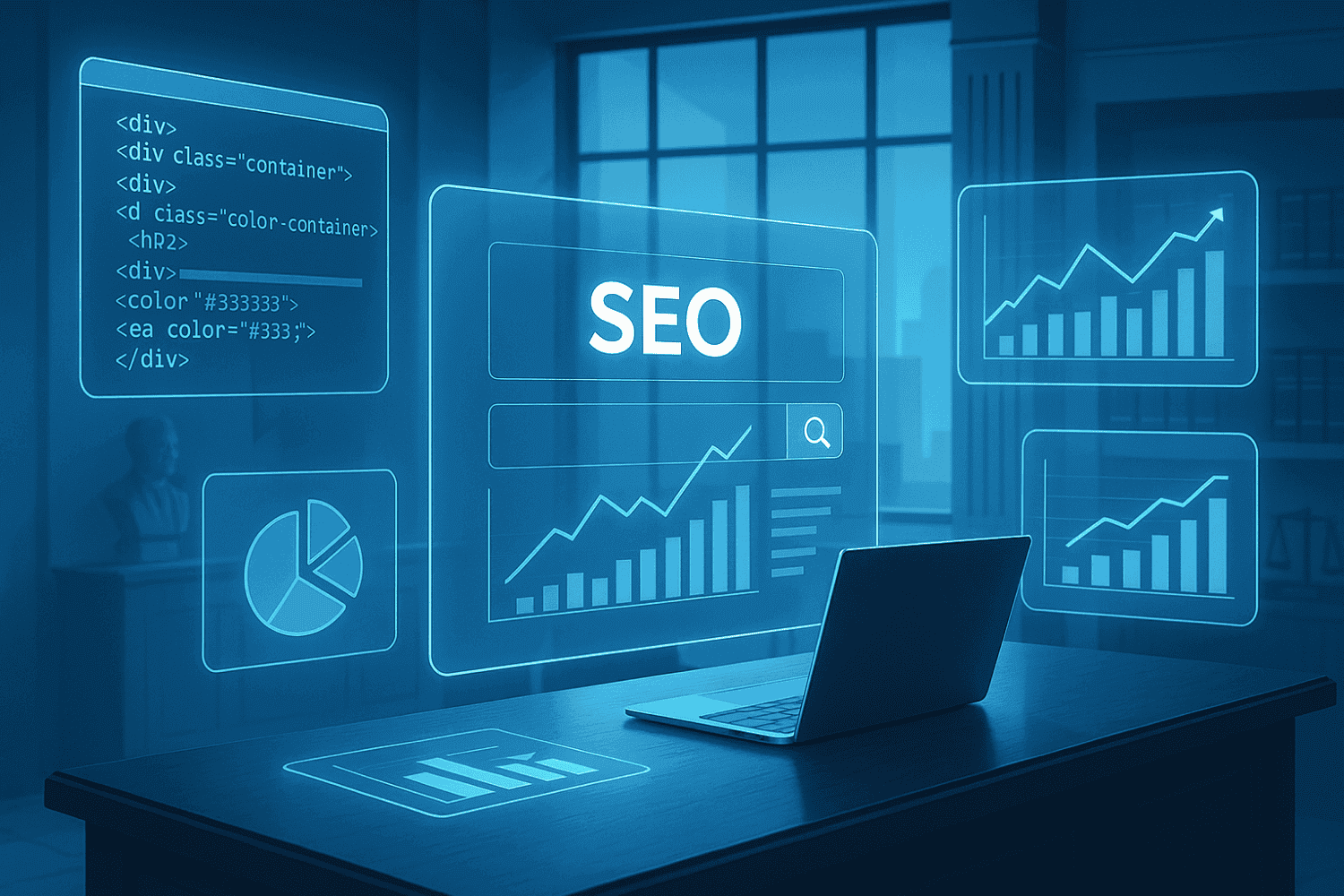 A Visual Representation Of Law Firm Website Seo Optimization.