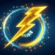 Illustration Of A Lightning Bolt Symbolizing Fast Page Speed