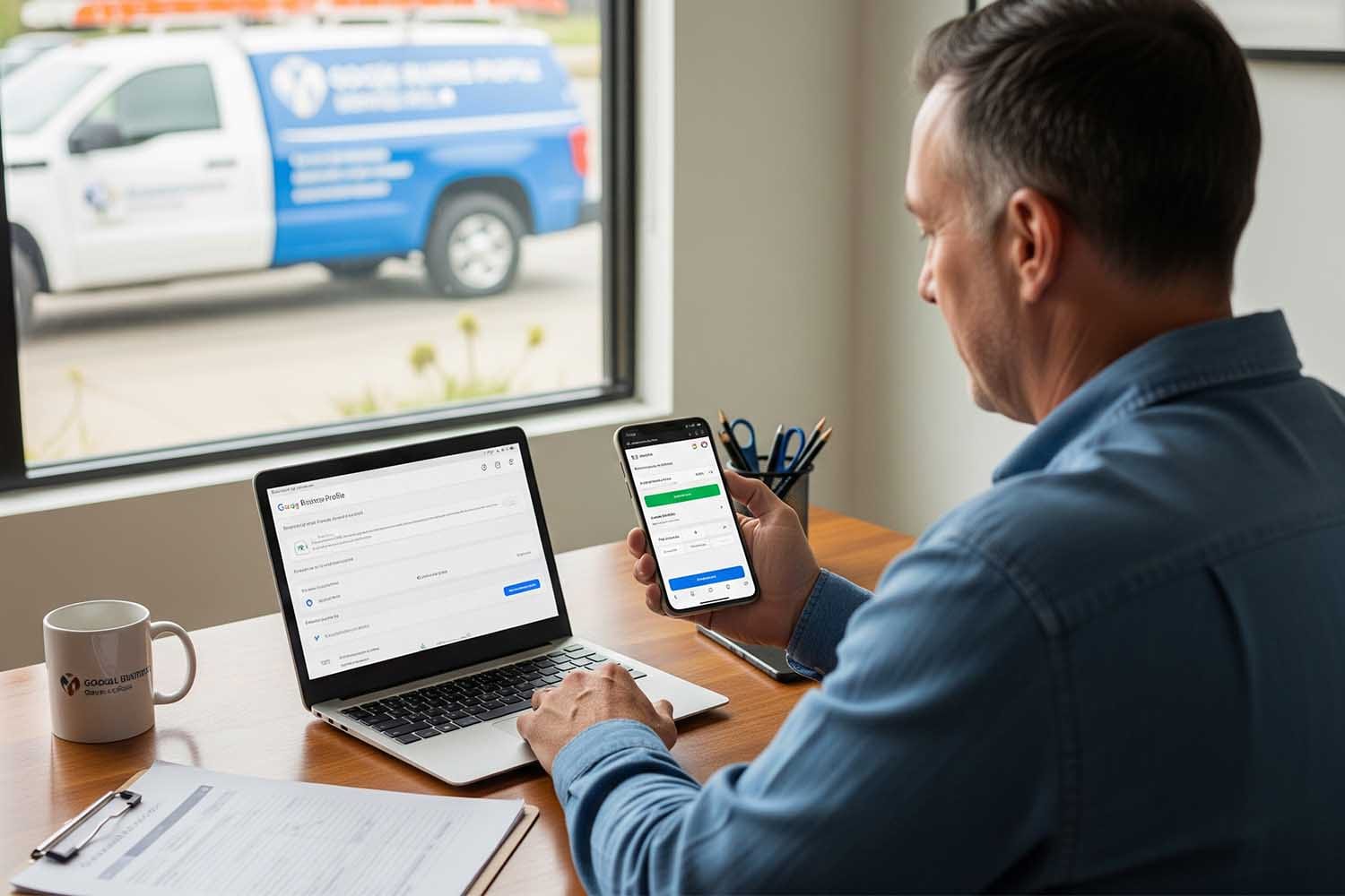 A Checklist For Setting Up A Google Business Profile, Emphasizing Foundational Setup And Verification Processes.