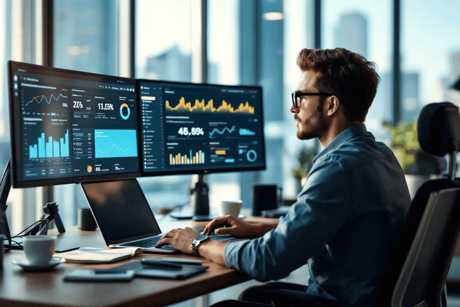 What Is Keyword Difficulty? A Complete Guide To Understanding And Using Kd Scores 7 An Seo Specialist Is Analyzing Keyword Difficulty Scores On Multiple Monitors, Focusing On Various Metrics Such As Search Volume, Referring Domains, And Keyword Competition. The Screens Display Data Related To Specific Keywords, Helping To Calculate Keyword Difficulty And Optimize Search Engine Results.